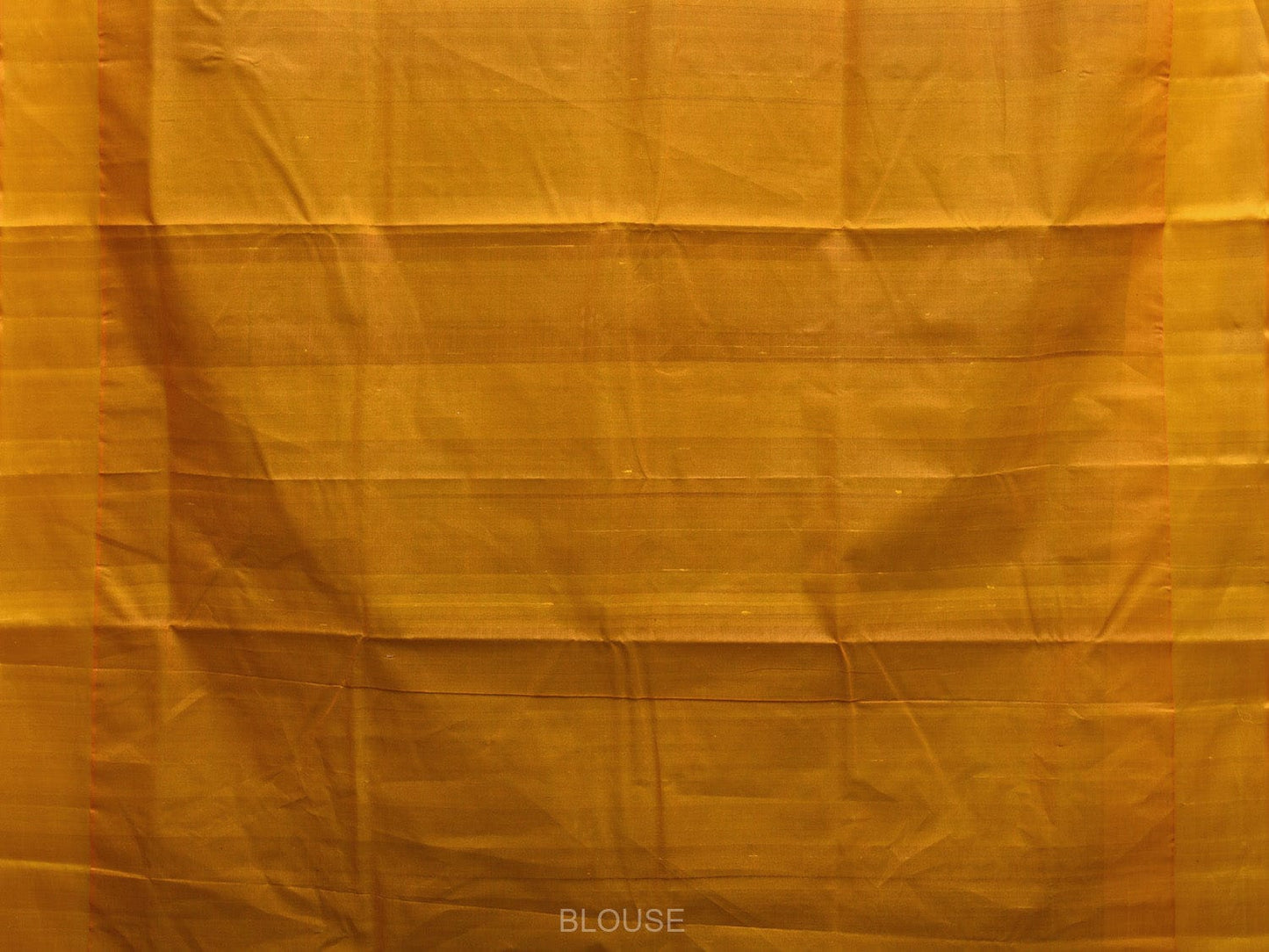 Dark Green and Yellow Khadi Cotton Handloom Plain Saree with Temple Border Design kh0683