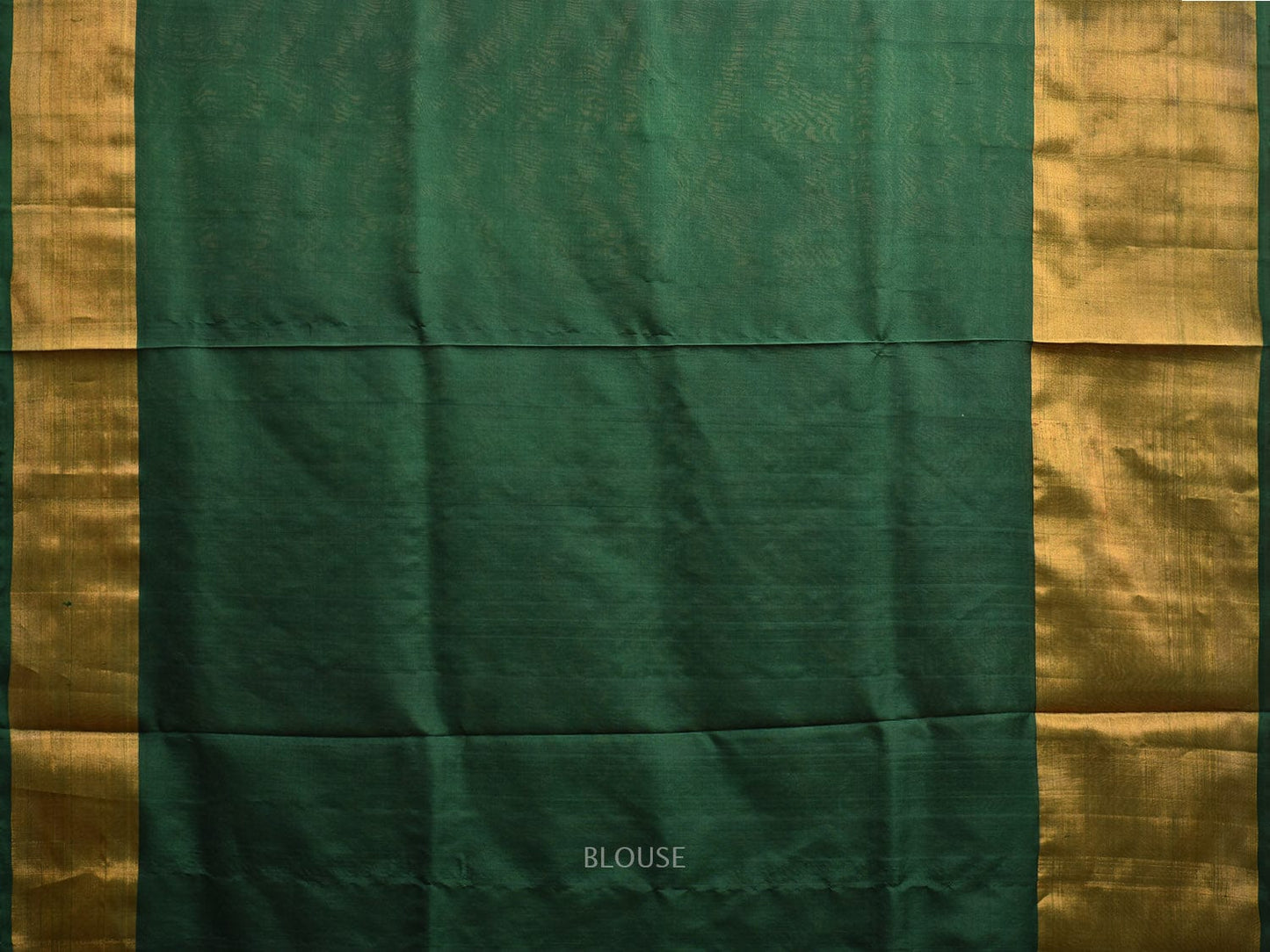 Dark Green Uppada Silk Handloom Saree with All Over Dhaka Jamdani Design u2327