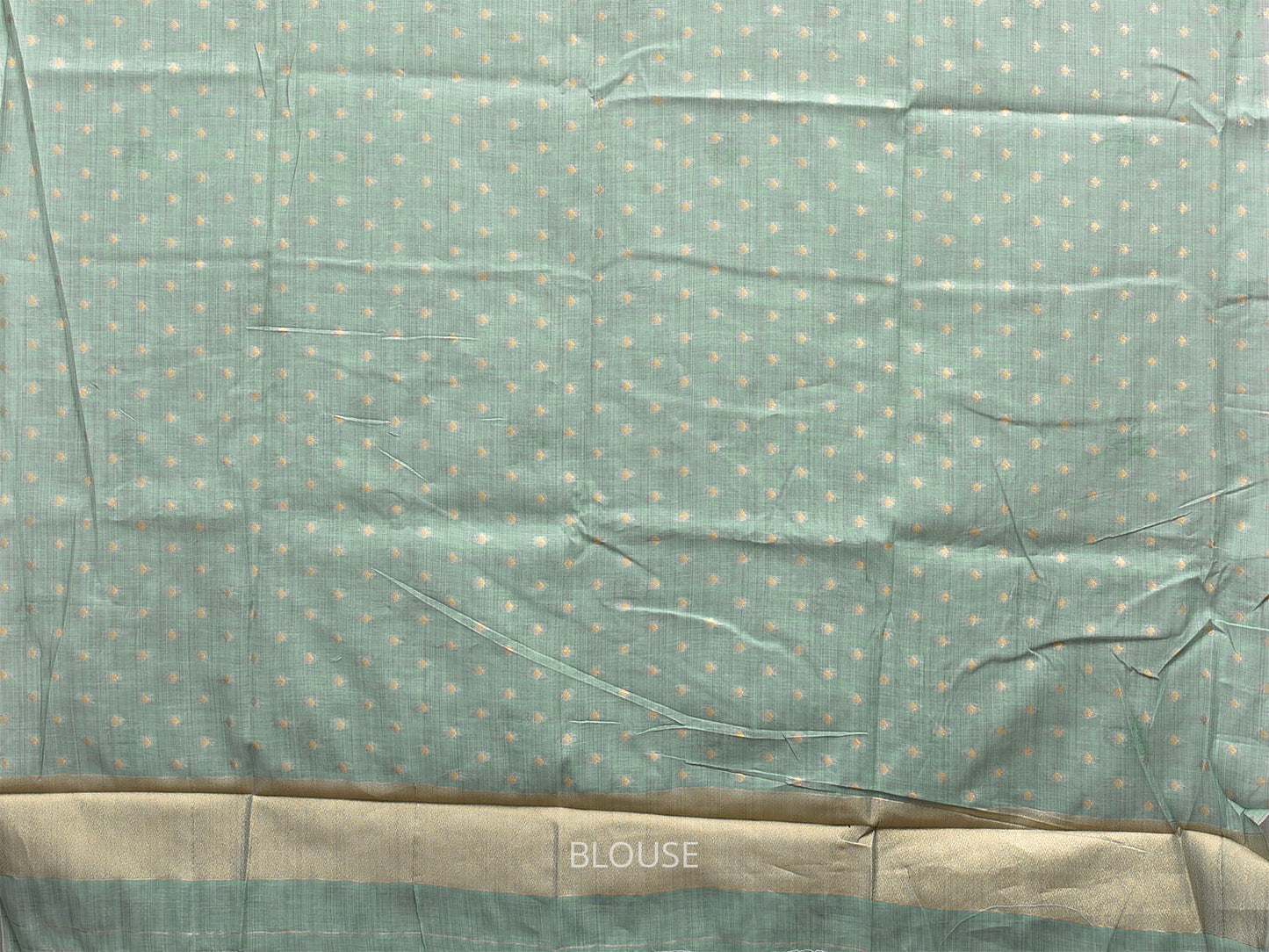 Turquoise Dhakai Jamdani Cotton Viscose Saree with Buta and Floral Pallu Design dj0015
