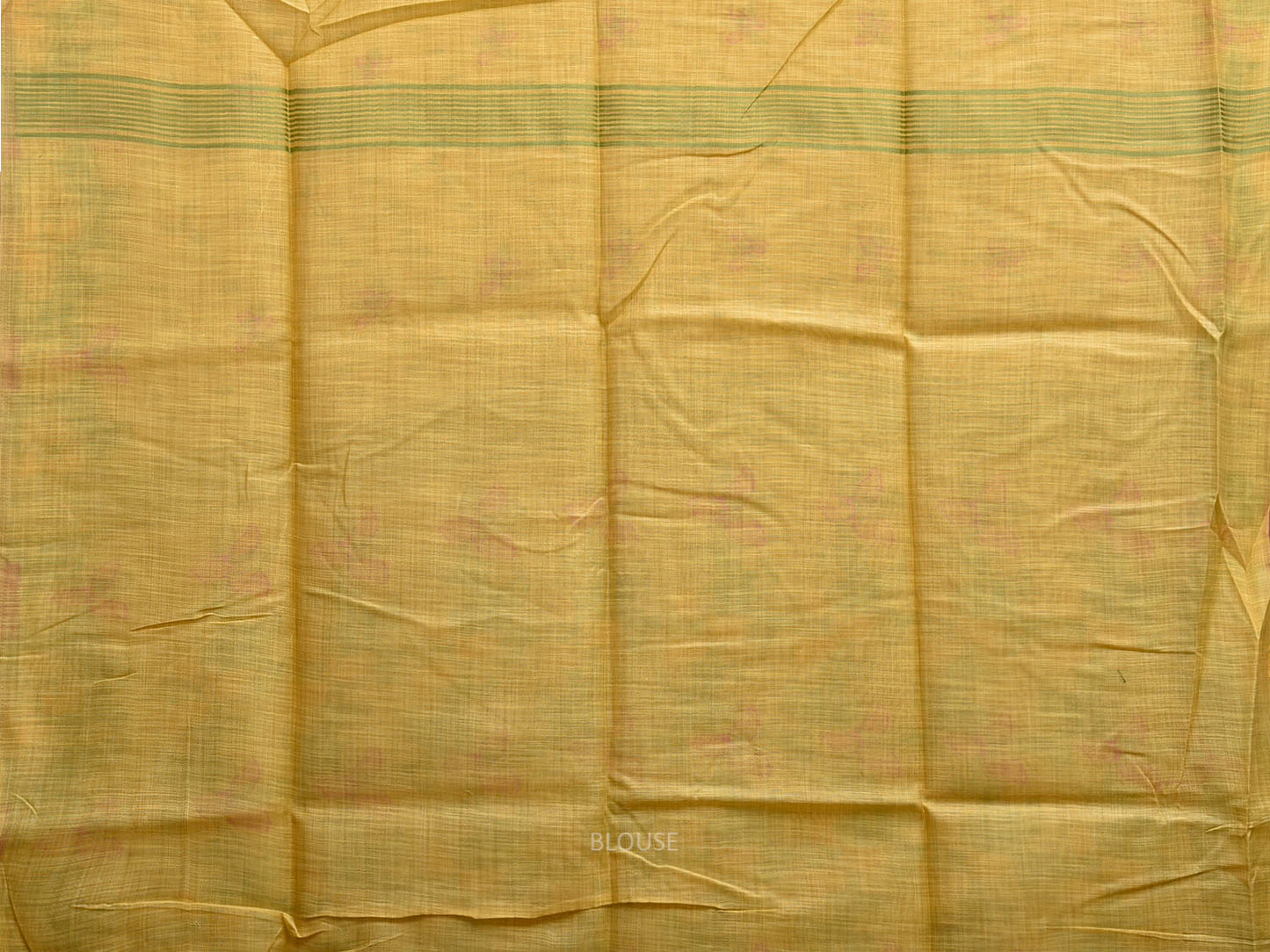 Yellow Dhakai Jamdani Cotton Viscose Saree with Floral Pallu and Border Design dj0183