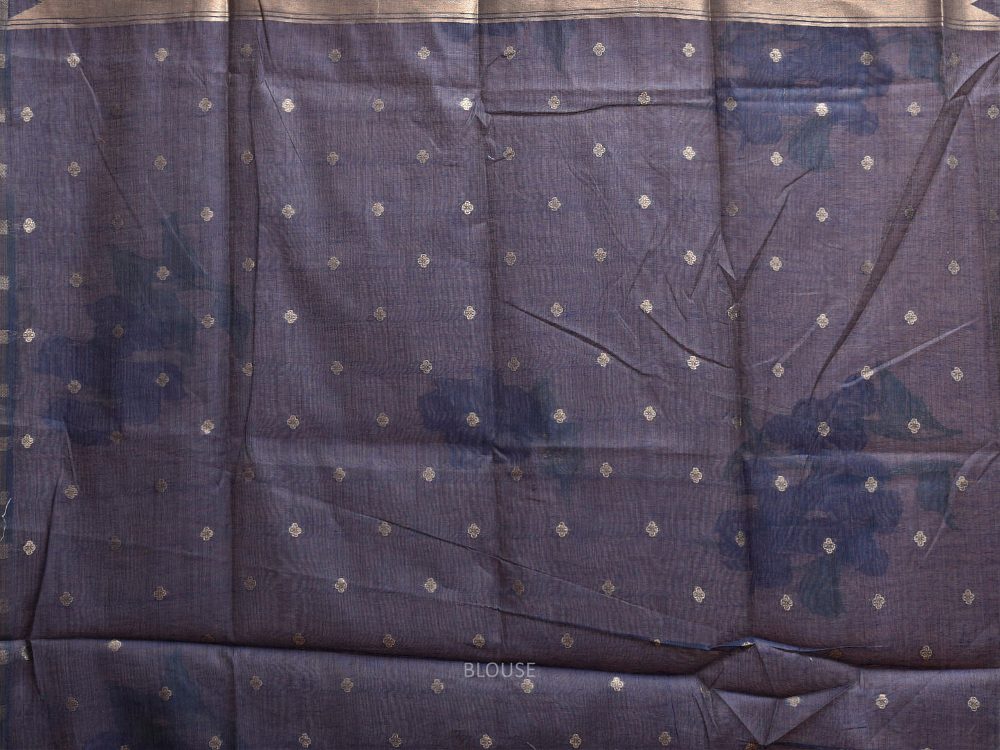 Light Khaki Dhakai Jamdani Cotton Viscose Saree with Floral Body Buta and Pallu Design dj0202