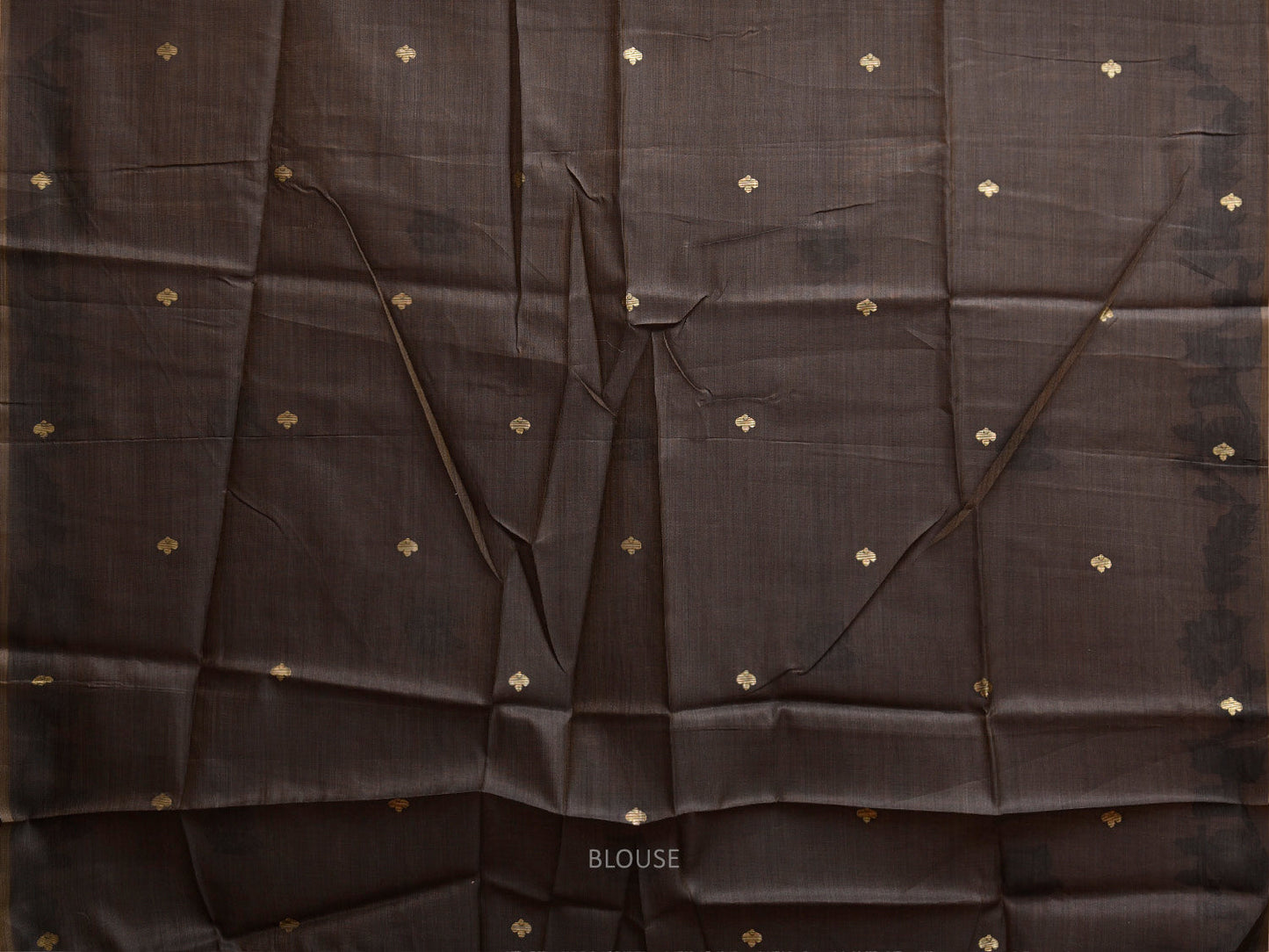 Light Khaki Dhakai Jamdani Cotton Viscose Saree with Floral Border and Pallu Design dj0209