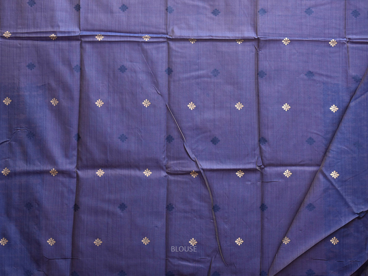 White and Dark Blue Dhakai Jamdani Cotton Viscose Saree with Border and Pallu Design dj0244