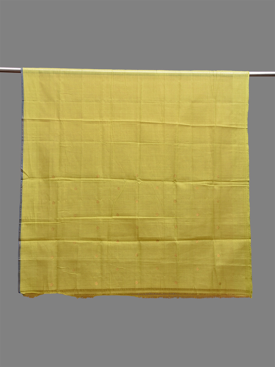 Light Green Kota Cotton Dupatta with Round Buta Design ds3702