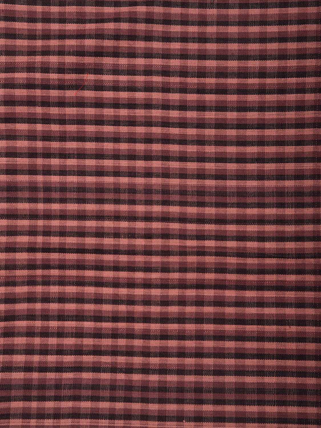 Multicolor Cotton Handloom 2.5mts Fabric with Checks Design f0266
