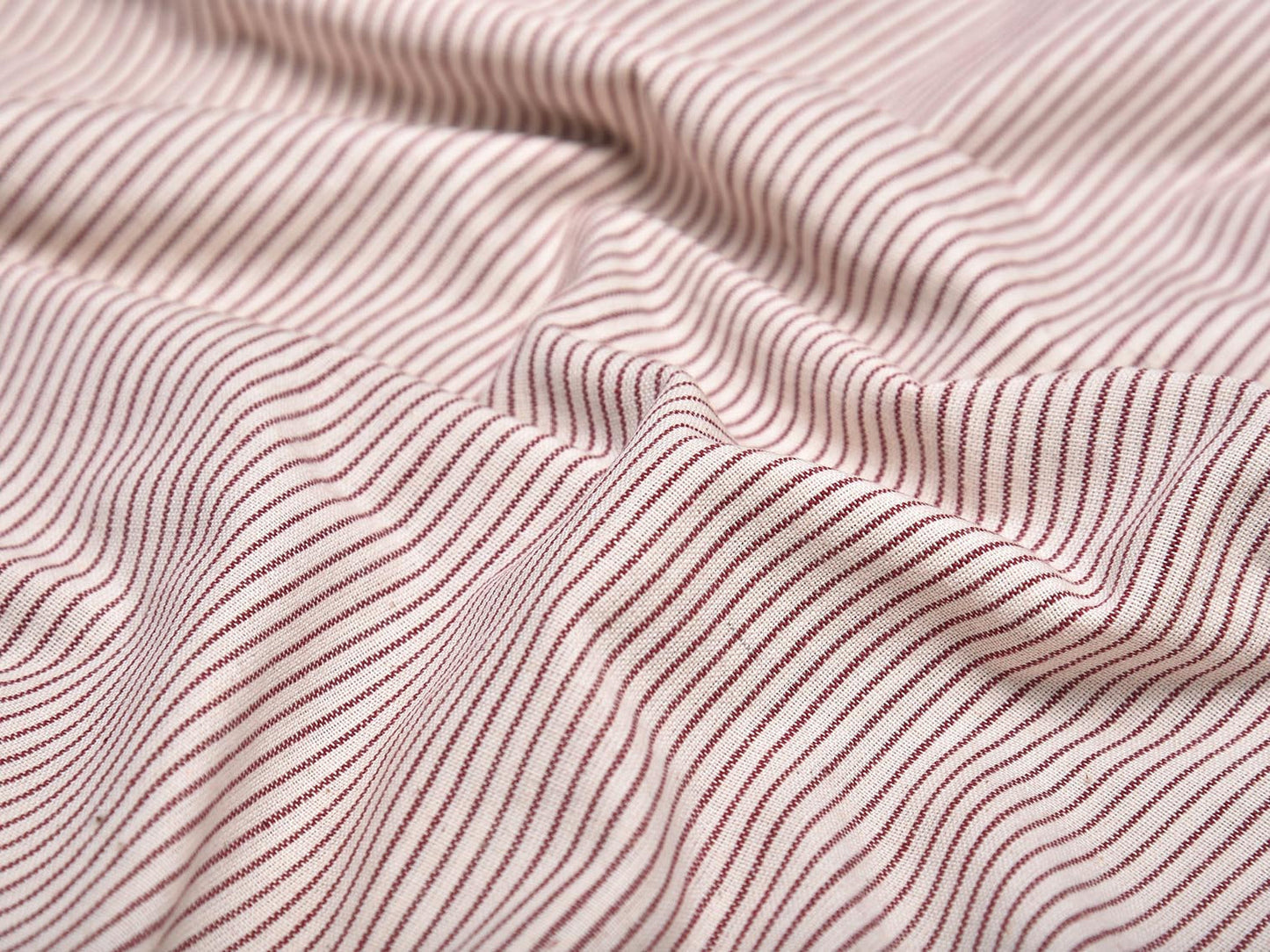 White Khadi Cotton Handloom 2.5mts Fabric with Strips Design f0270