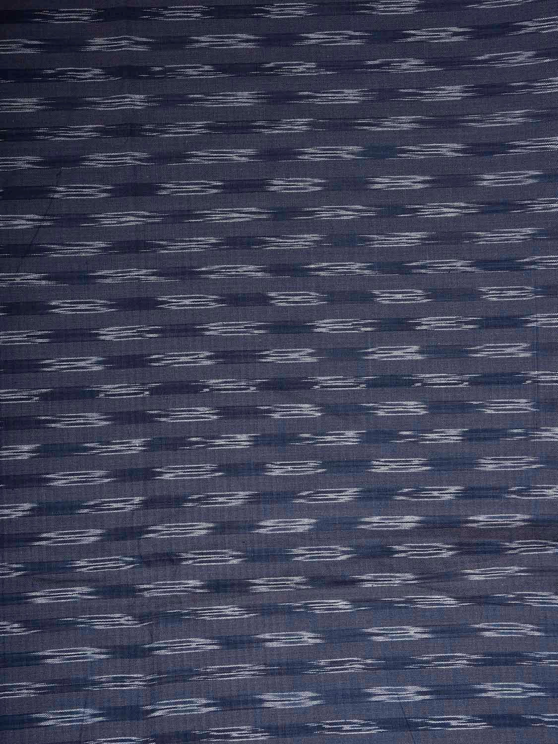 Teal and Grey and Red Pochampally Ikat Cotton 3mts Fabric with Strips Design f0308