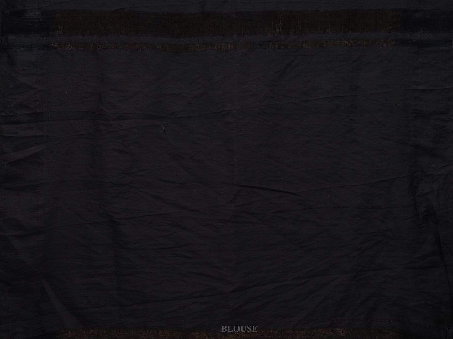 Green and Black Kalamkari Hand Painted Gadwal Silk Handloom Saree with Panchatantra Design KL0554