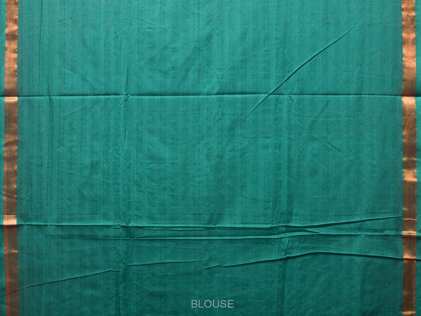 Green Khadi Cotton Handloom Saree with Jamdani Body Buta Design kh0632