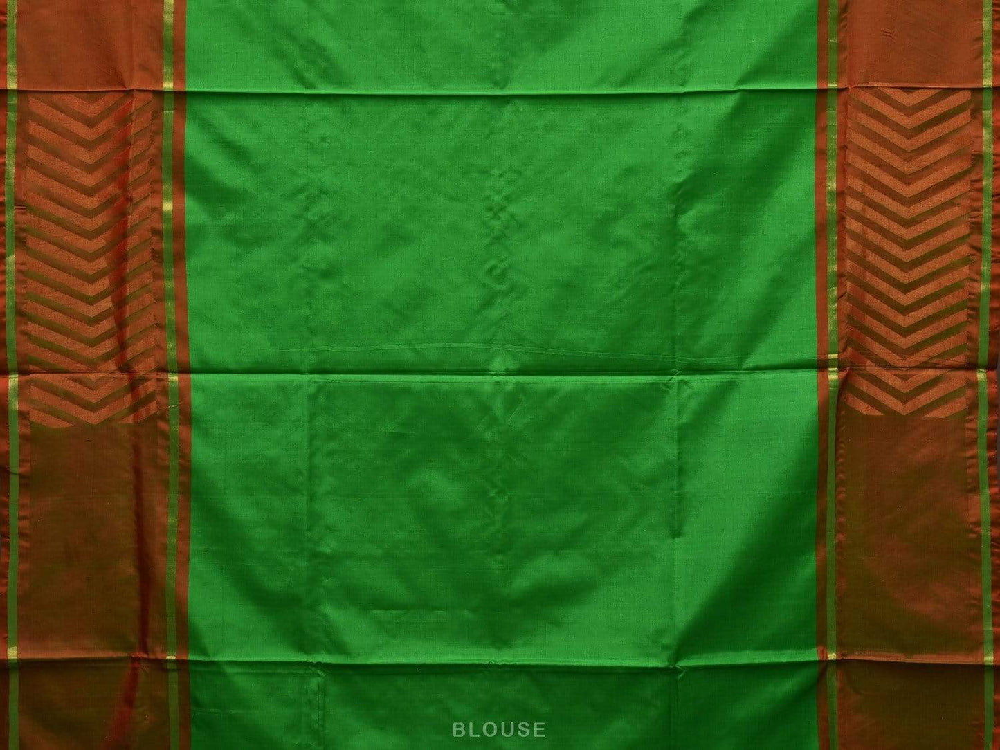 Green Uppada Silk Handloom Saree with Border Design u1773
