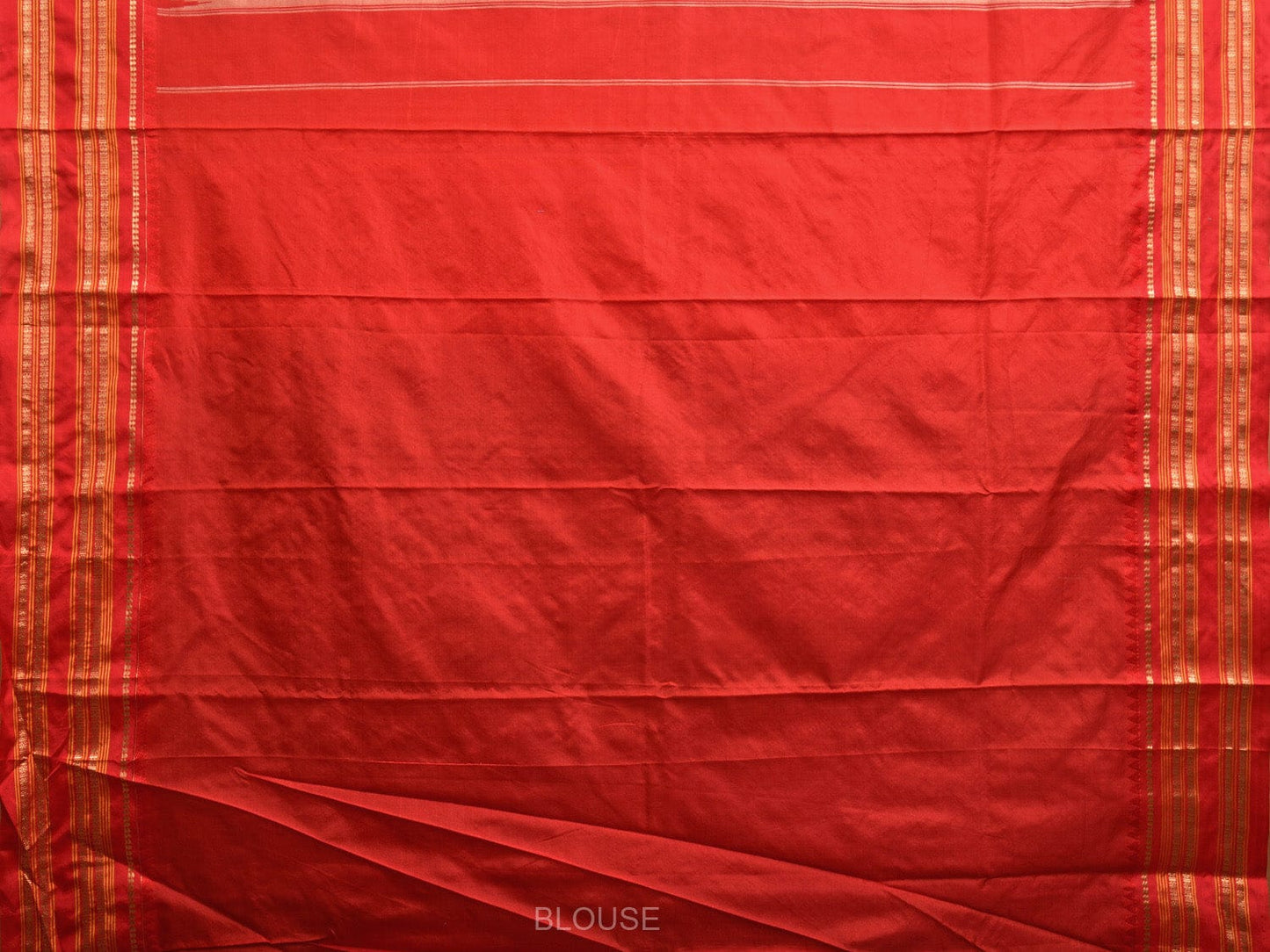 Grey and Red Narayanpet Silk Handloom Saree with Checks Design np0951