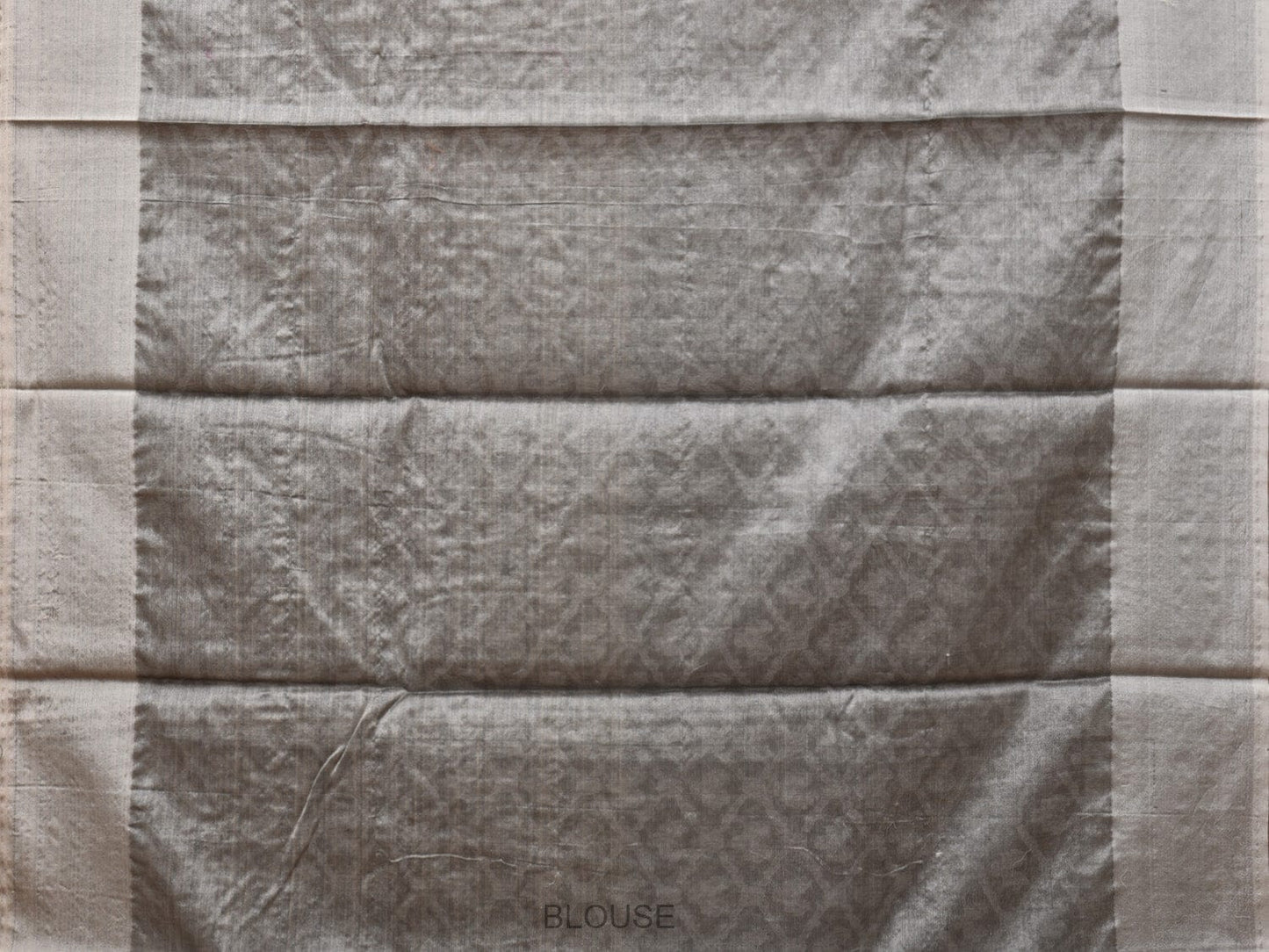 Grey Cut Work Tussar Cotton Saree with All Over Jamdani Style Design o0440