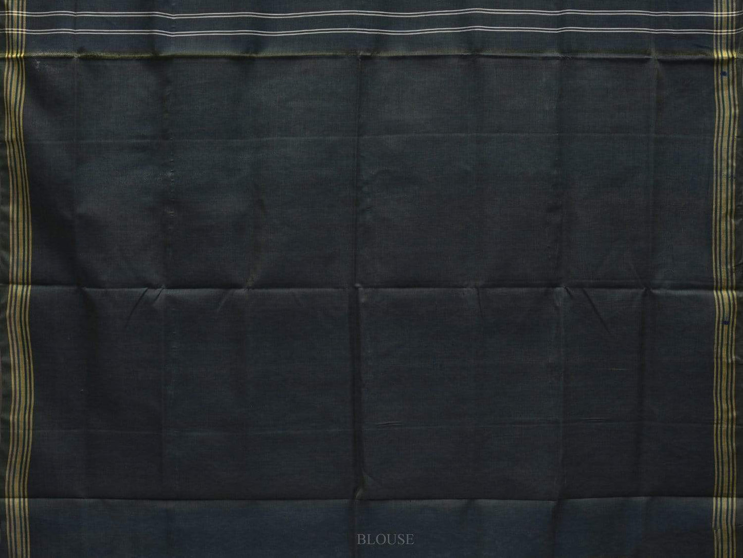 Grey Pochampally Ikat Cotton Handloom Saree with Border Design i0628