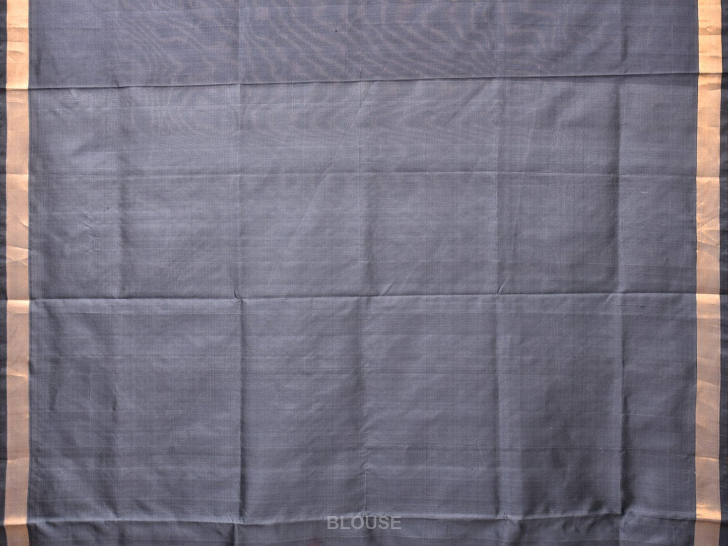 Grey Uppada Silk Handloom Saree with Mango Pallu Design u2022