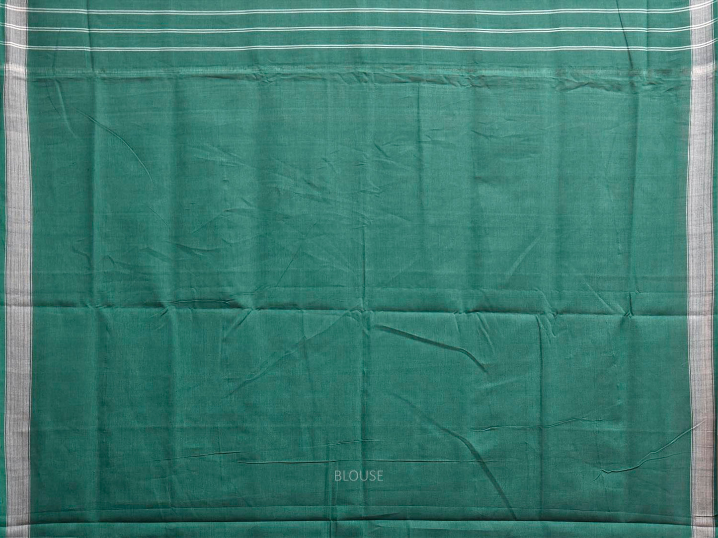 Green Ikat Cotton Handloom Saree with Grill All Over Design i0999