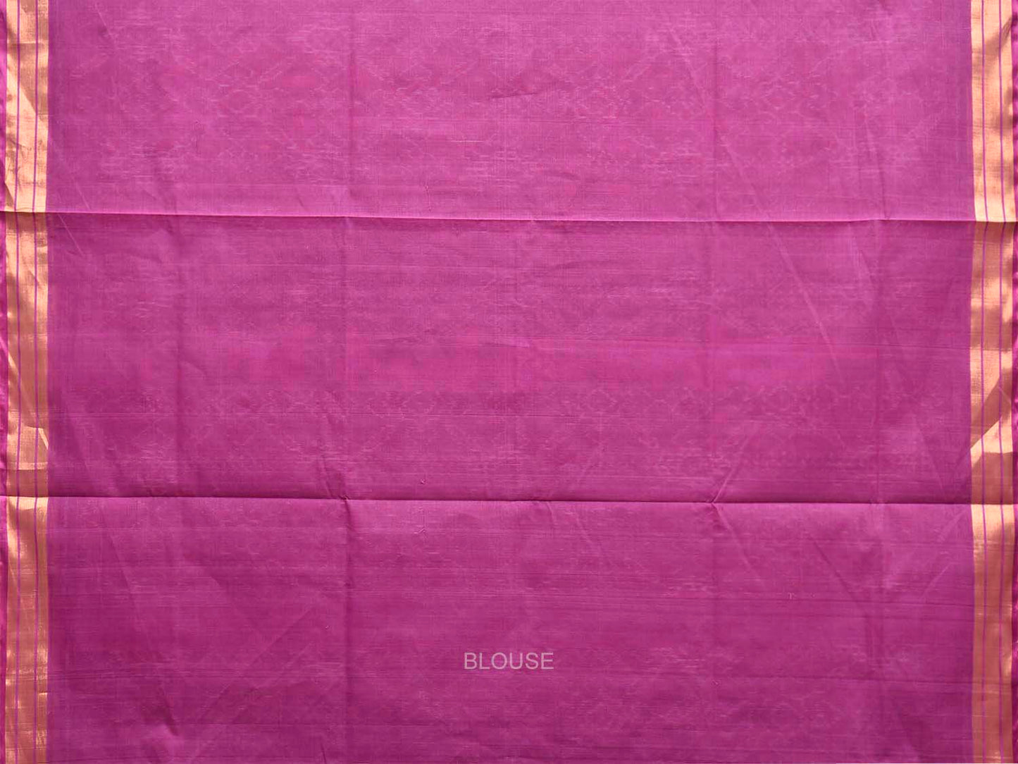 Pink Pochampally Ikat Cotton Handloom Saree with All Over Design i1008