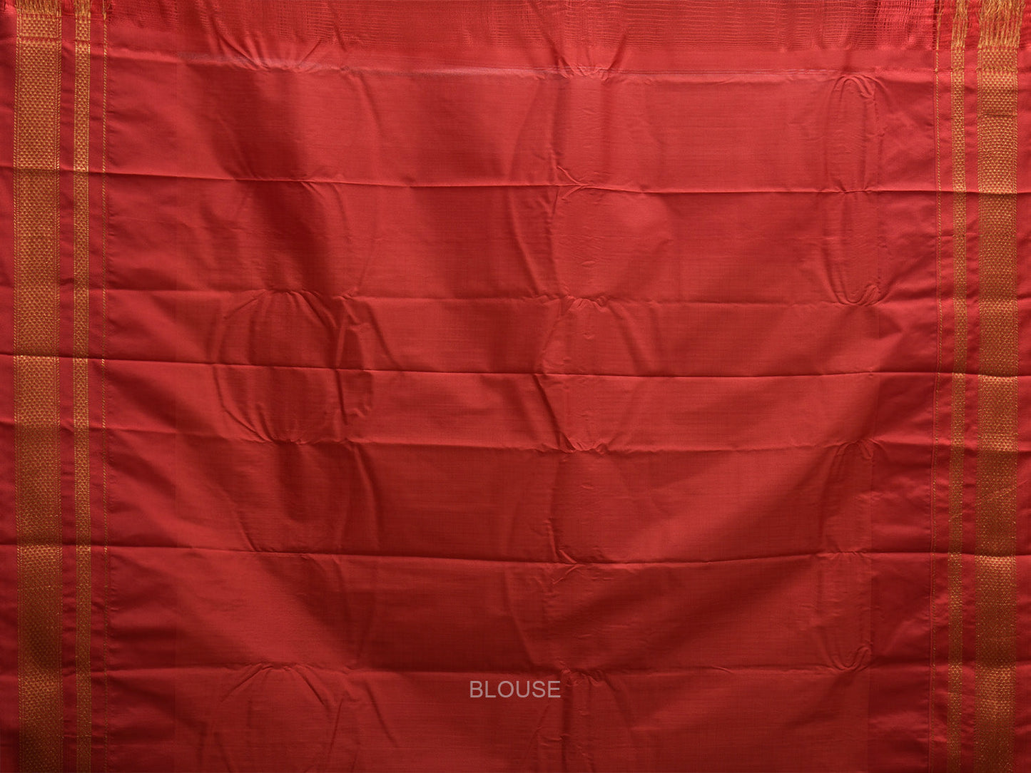 Cream and Red ilkal Viscose Silk Saree with Checks and Temple Border Design il0031