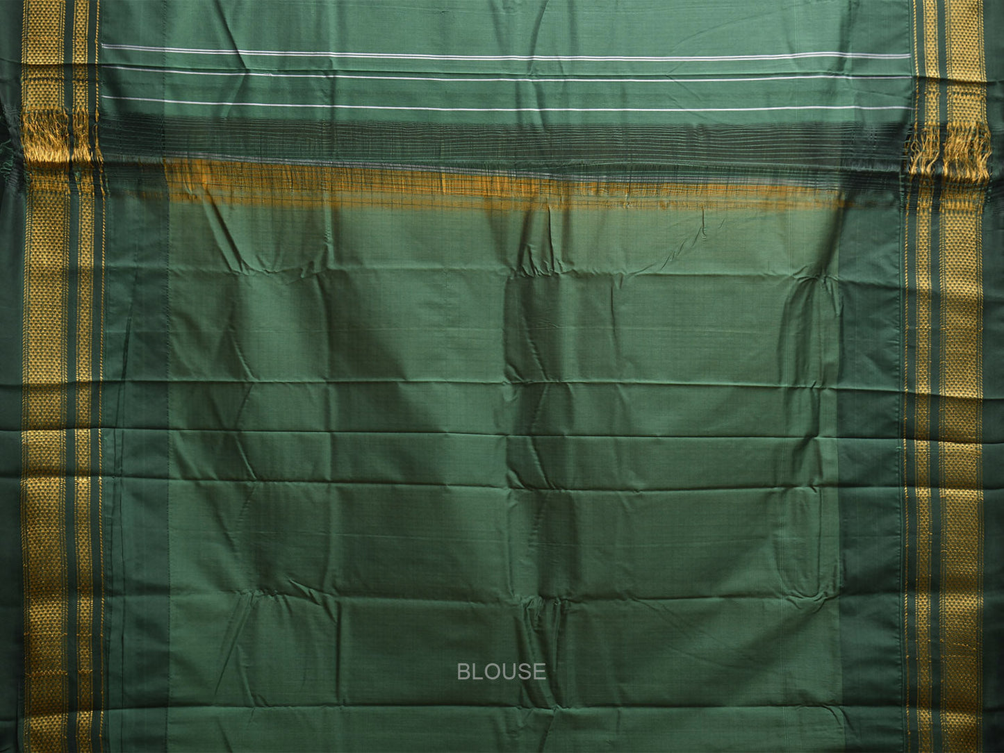 Yellow and Green ilkal Viscose Silk Saree with Checks and Temple Border Design il0032