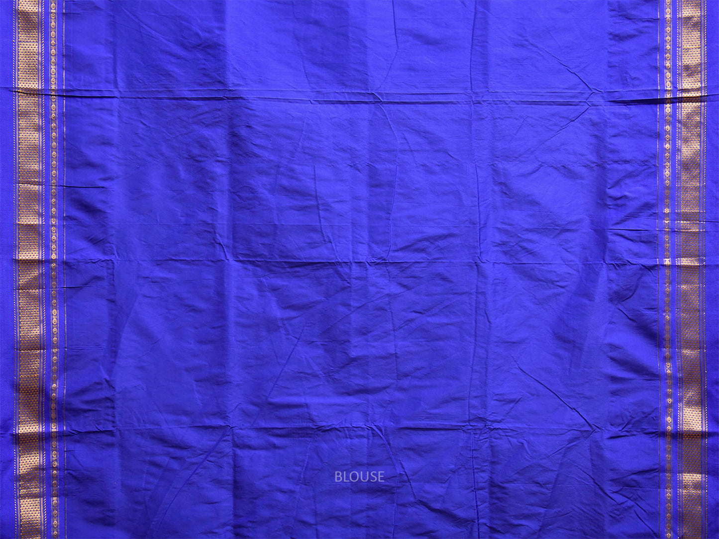 Light Olive and Blue ilkal Viscose Plain Saree with Contrast Pallu and Big Temple Border Design il0108