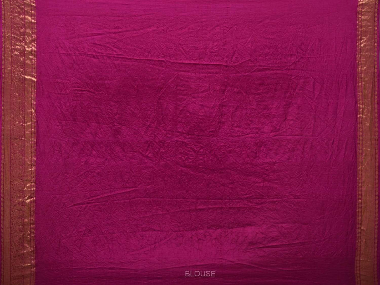 Lavender and Purple Bandhani Kanchipuram Silk Handloom Saree with Big Border Design bn0167