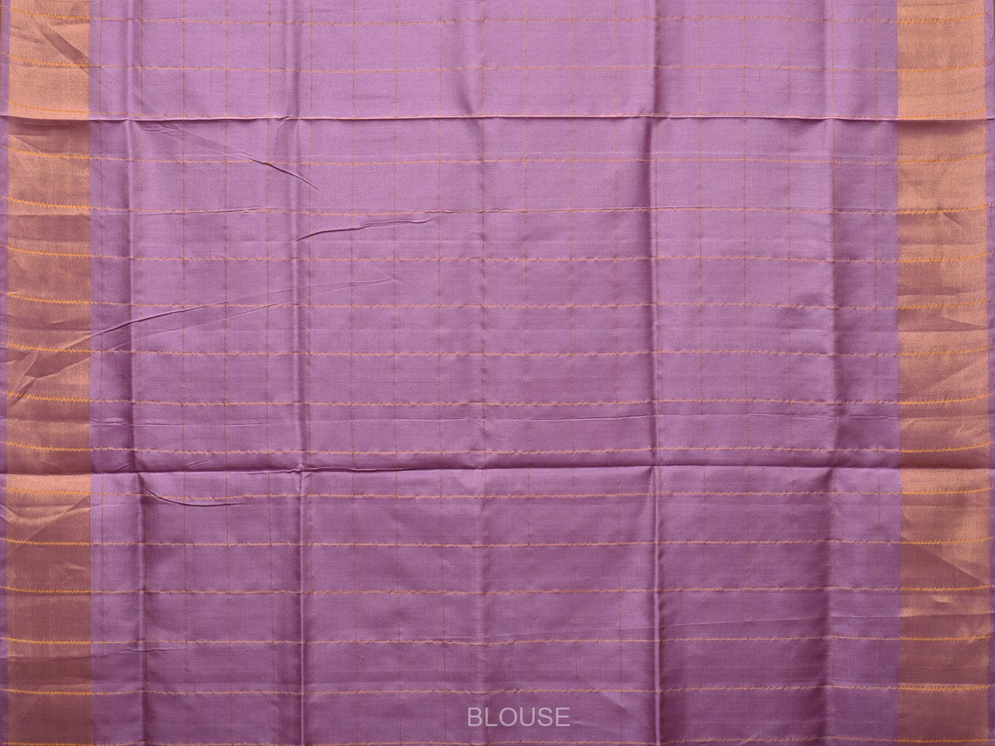 Lavender Uppada Silk Handloom Saree with Checks Design u2141