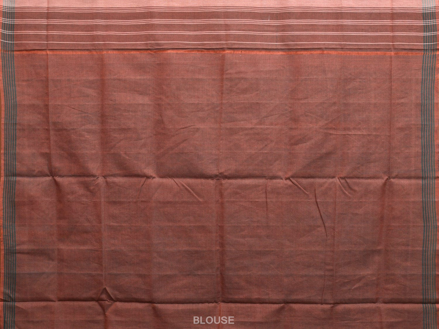 Light Brown Ikat Cotton Handloom Saree with All Over and Border Design i0850