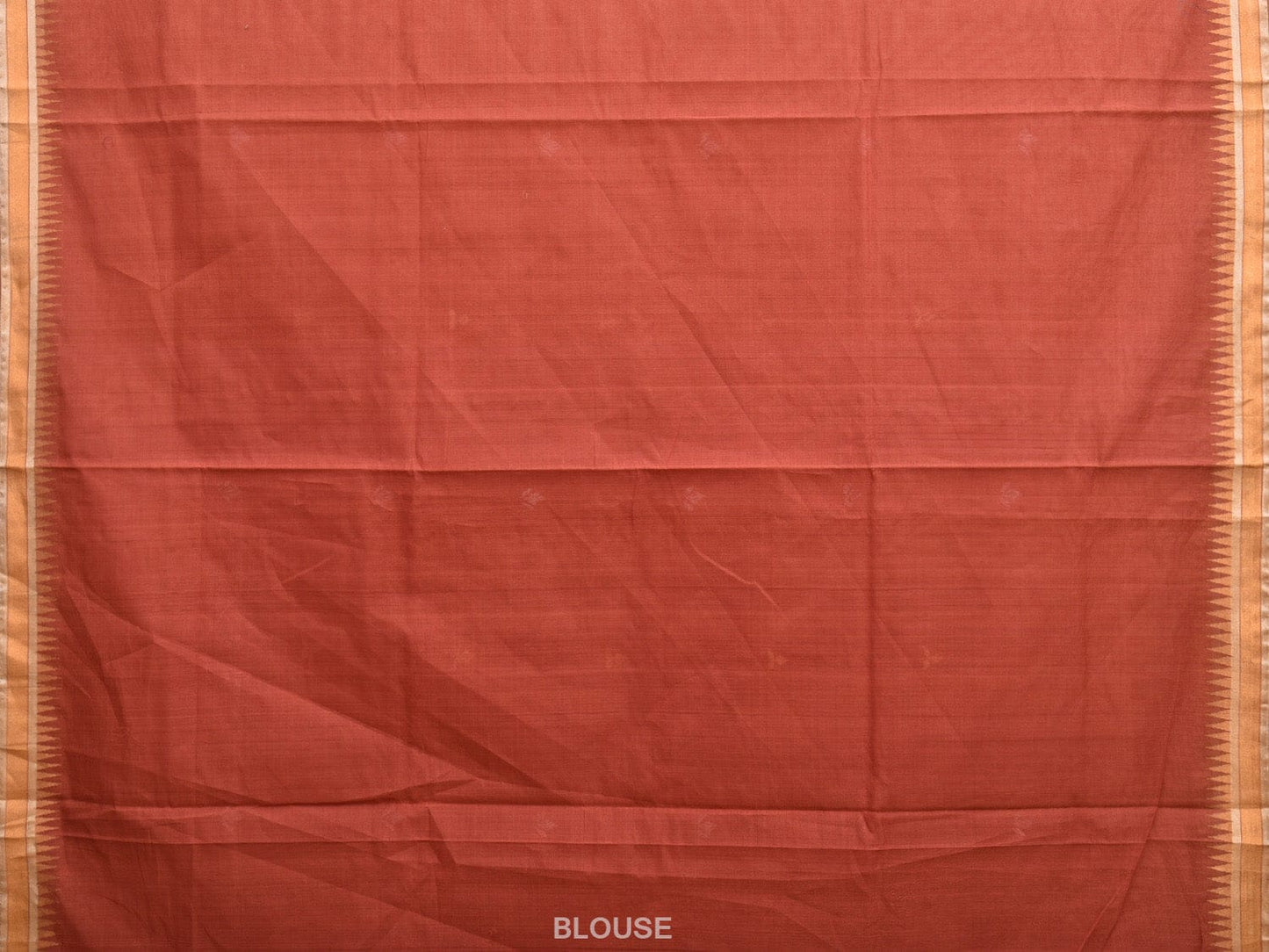 Light Brown Khadi Cotton Handloom Saree with Mango Pallu Design kh0673