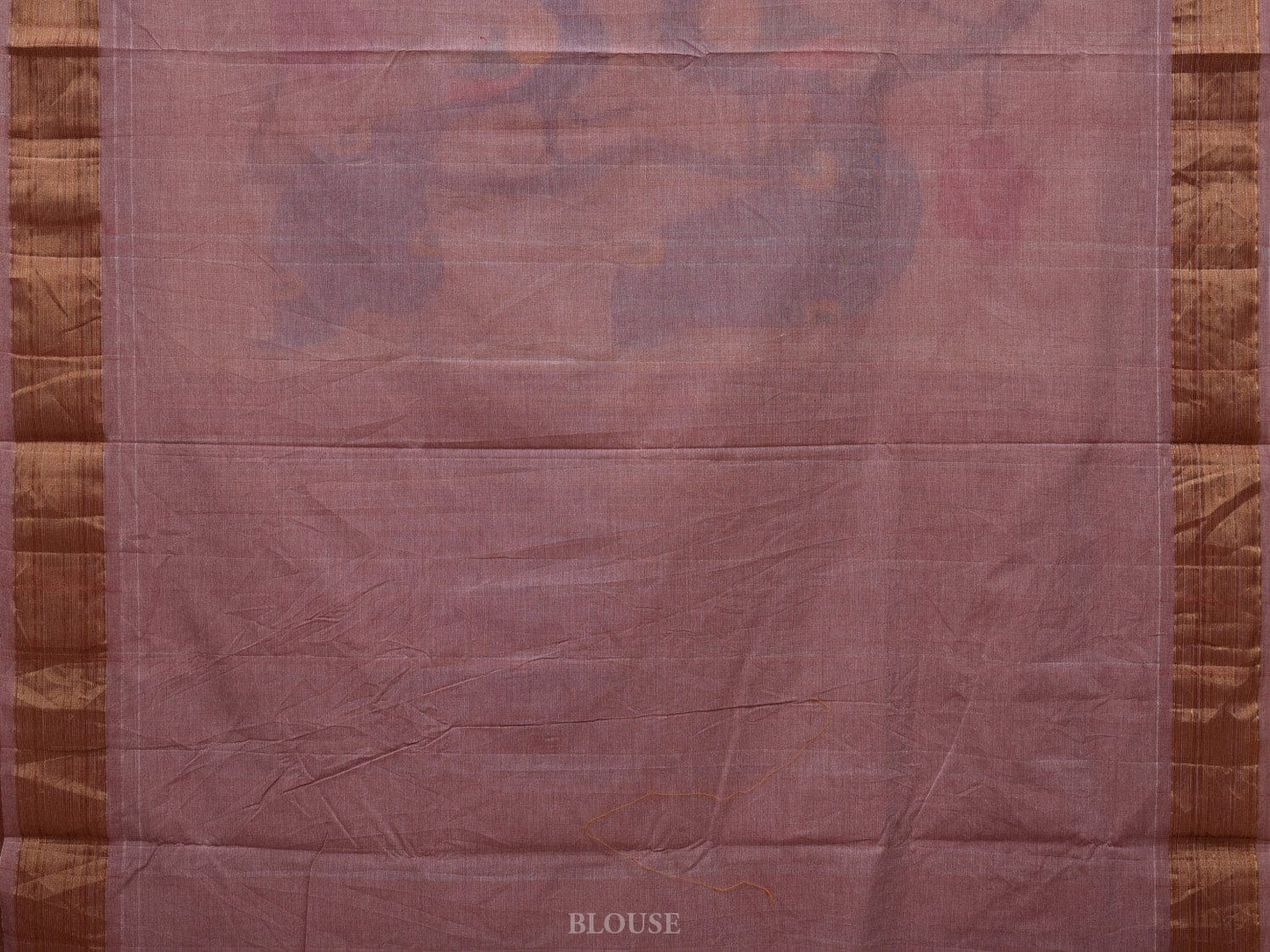 Light Burgundy Paithani Cotton Handloom Saree with Peacocks Pallu Design p0473