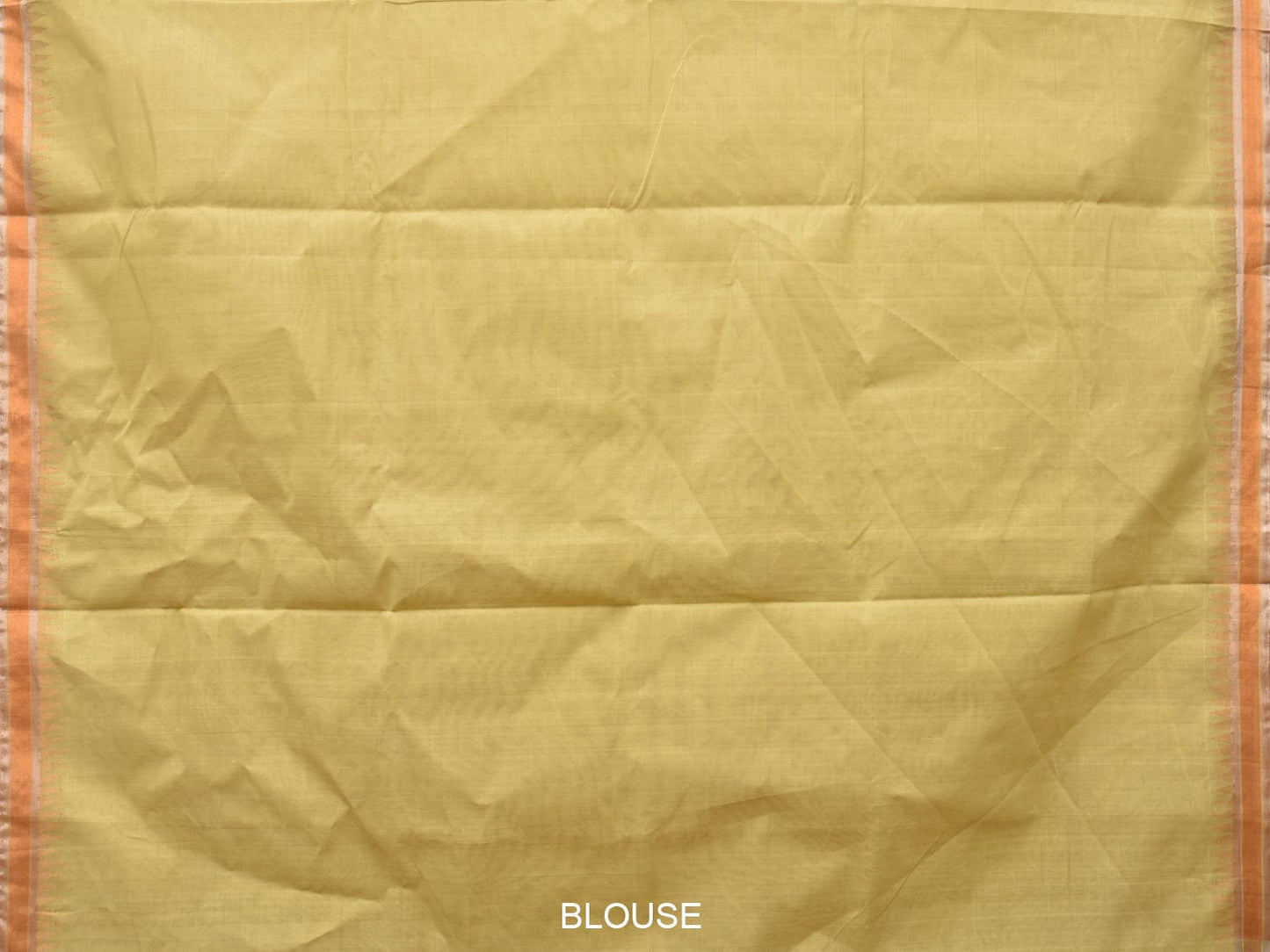 Light Green Khadi Cotton Handloom Saree with Pallu Design kh0665