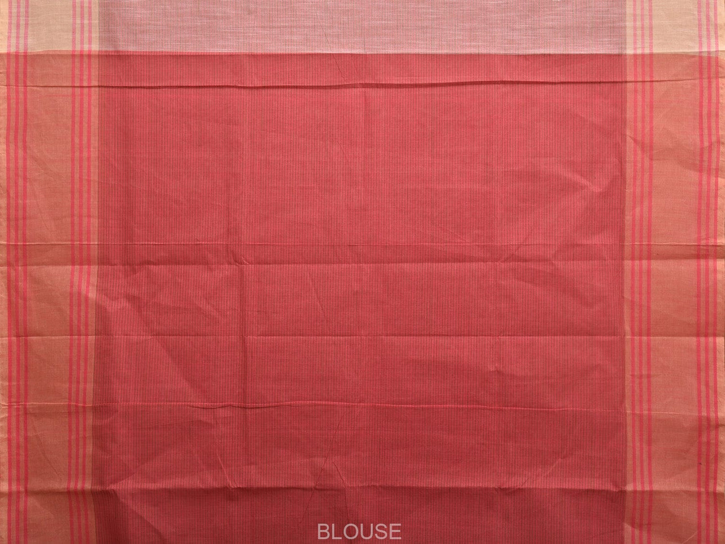Light Pink Kanchipuram Cotton Handloom Saree with Strips Design k0556