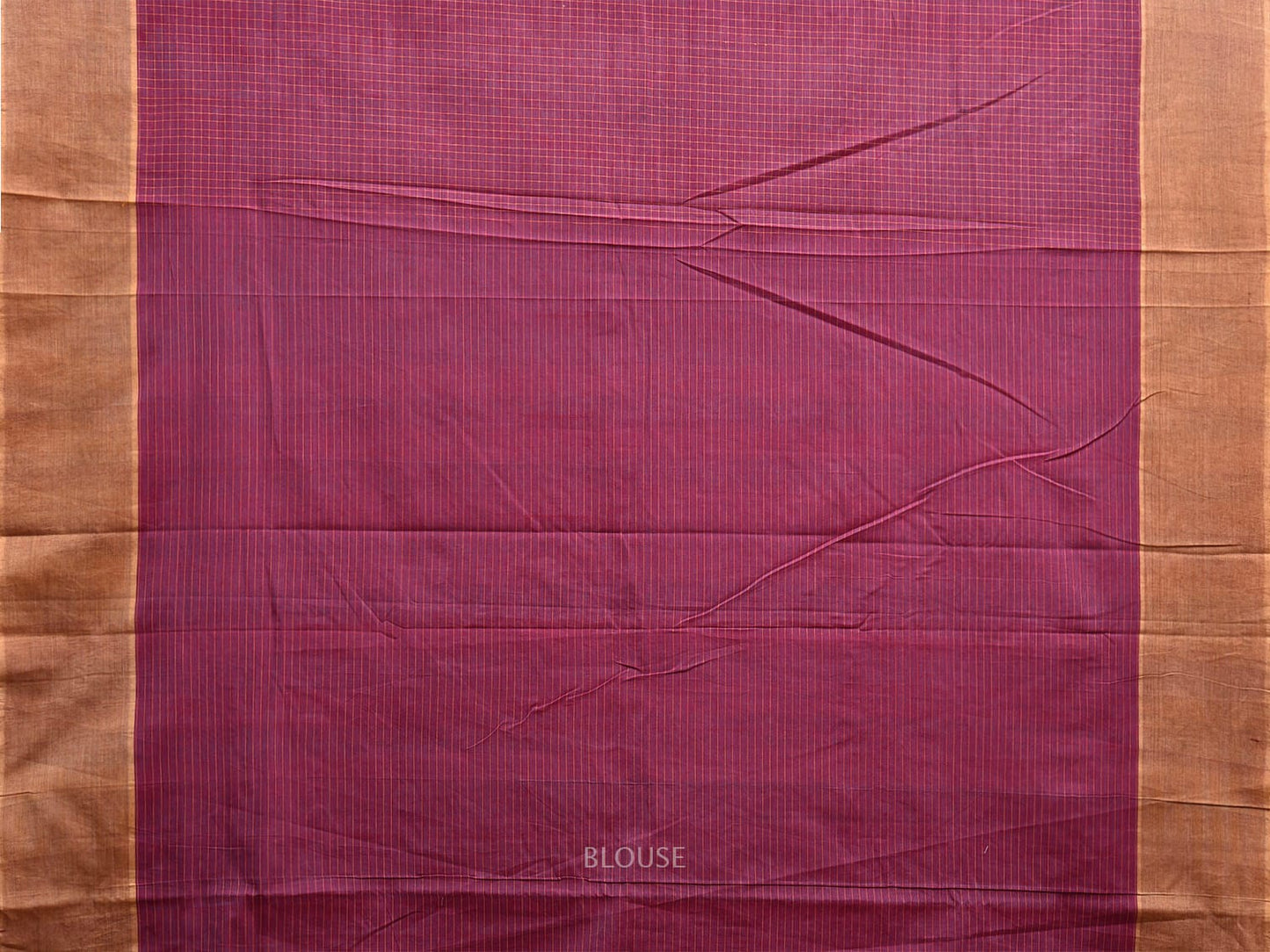 Magenta and Mustard Narayanpet Cotton Handloom Saree with Kasuti Work and Checks Design o0645