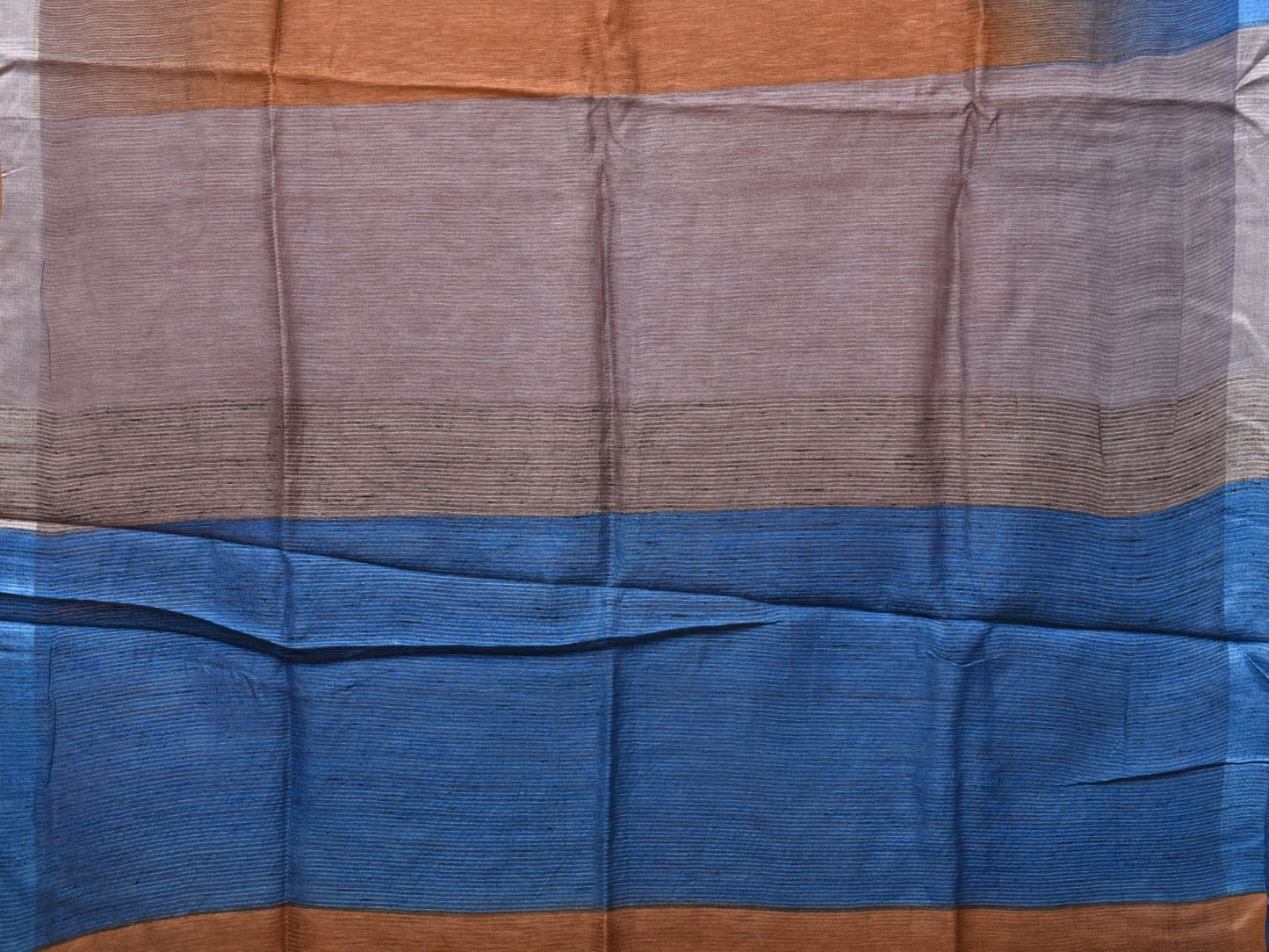 Multicolor Tussar Silk Handloom Saree with Contrast Border and Pallu Design o0435
