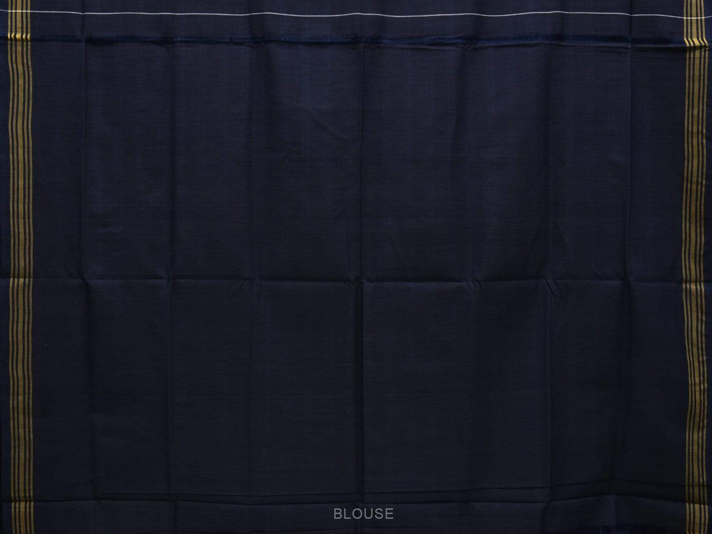 Navy Pochampally Ikat Cotton Handloom Saree with All Over Body Design i0634