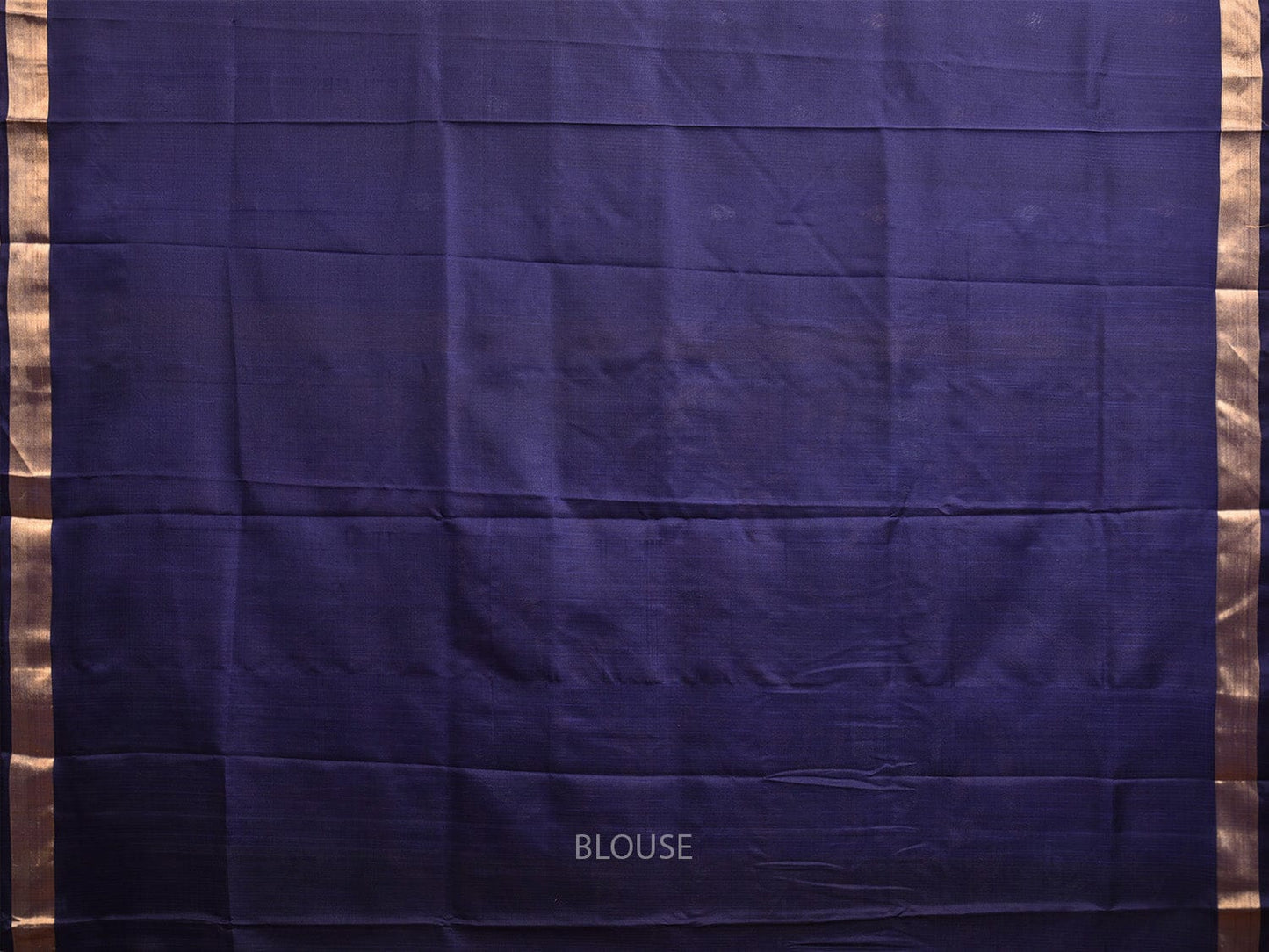 Navy Uppada Silk Handloom Saree with Floral Pallu Design u2317