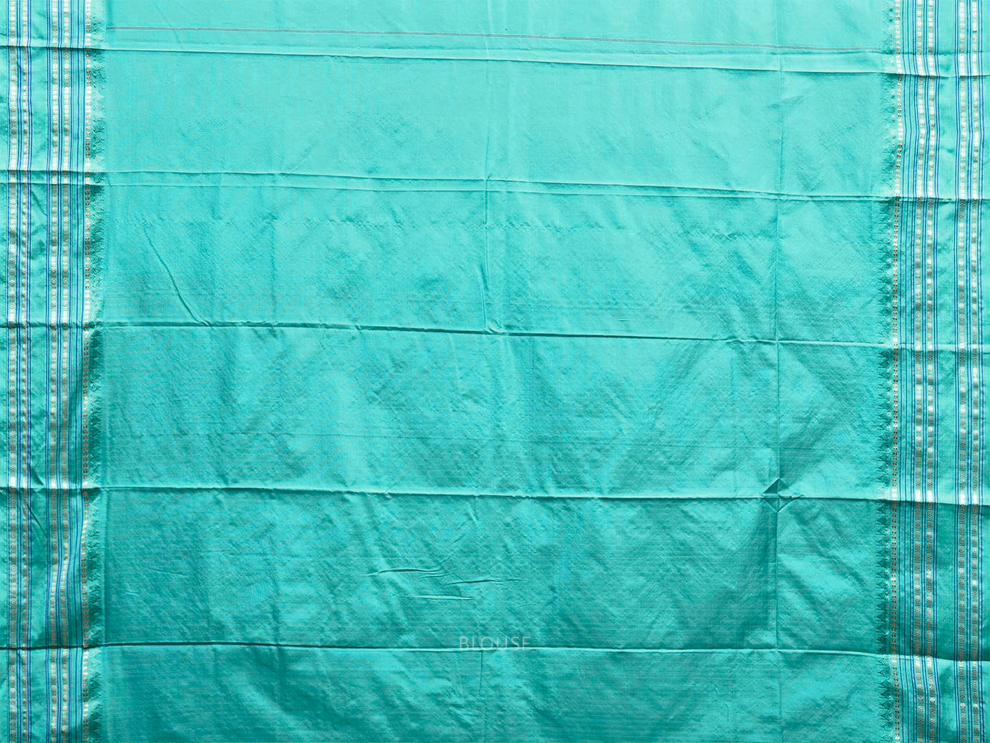 Maroon and Turquoise Narayanpet Silk Saree with Checks Design np1546