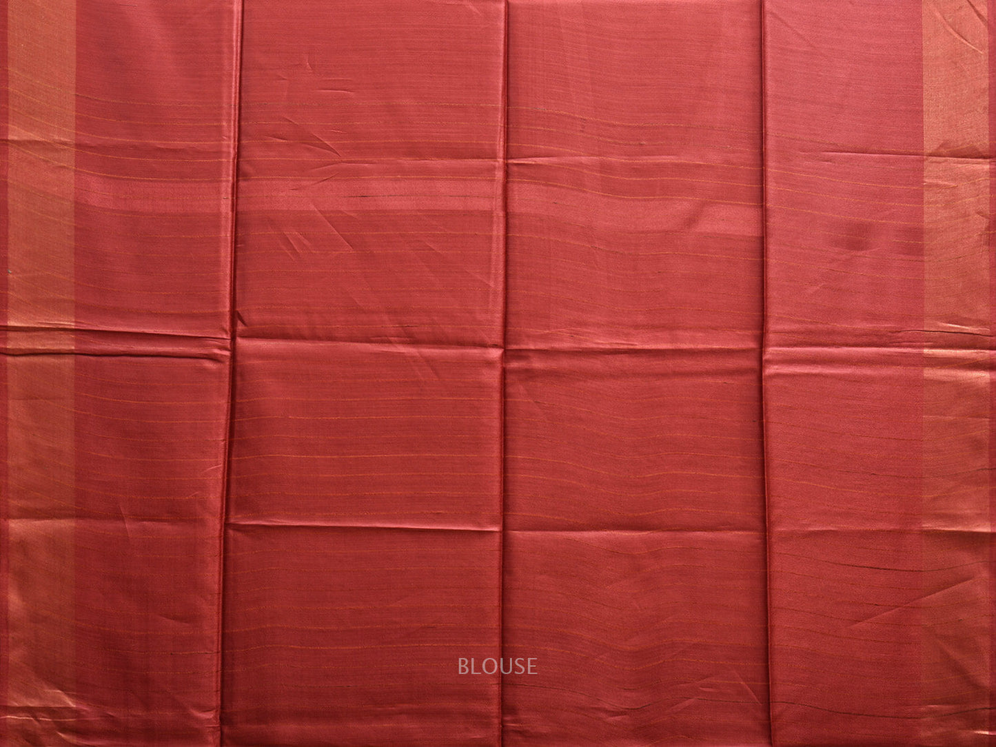 Rust Tussar Saree with Tussar Ghicha Pallu Design o0626