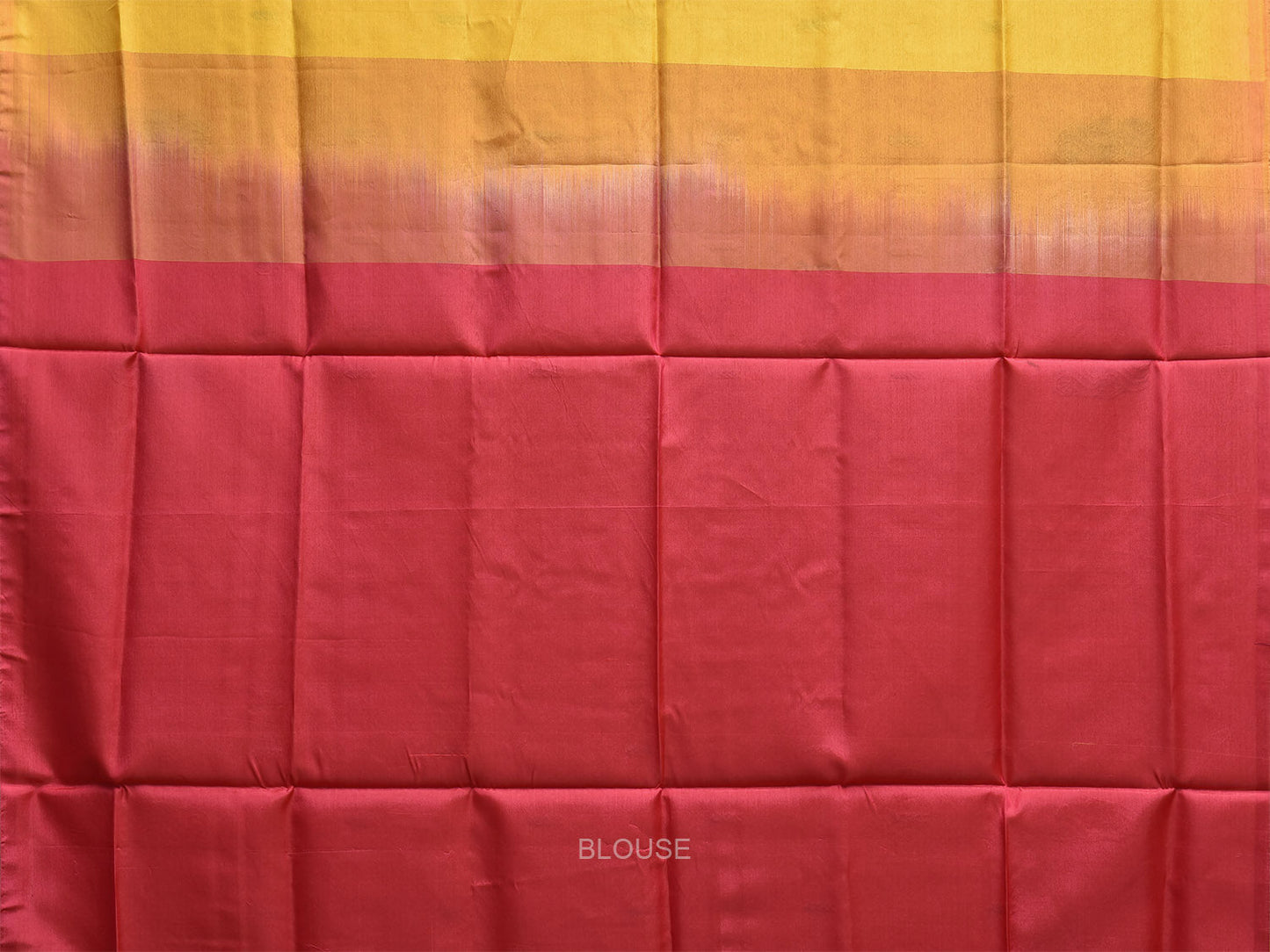 Yellow and Pink Green Banana Silk Saree with Small Buta Design o0708