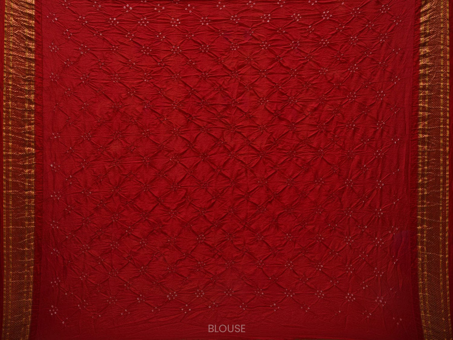 Olive Bandhani Paithani Silk Handloom Saree with Pallu Design bn0358