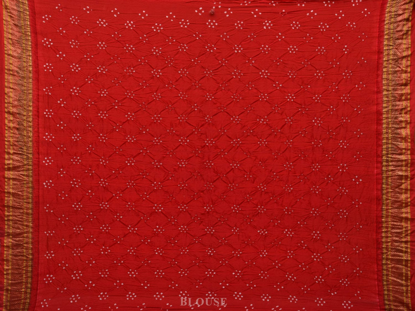 Olive Bandhani Paithani Silk Handloom Saree with Peacocks Pallu Design bn0379