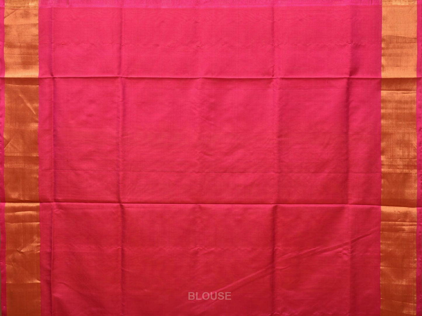 Orange and Pink Uppada Silk Handloom Saree with Body Buta Design u2027