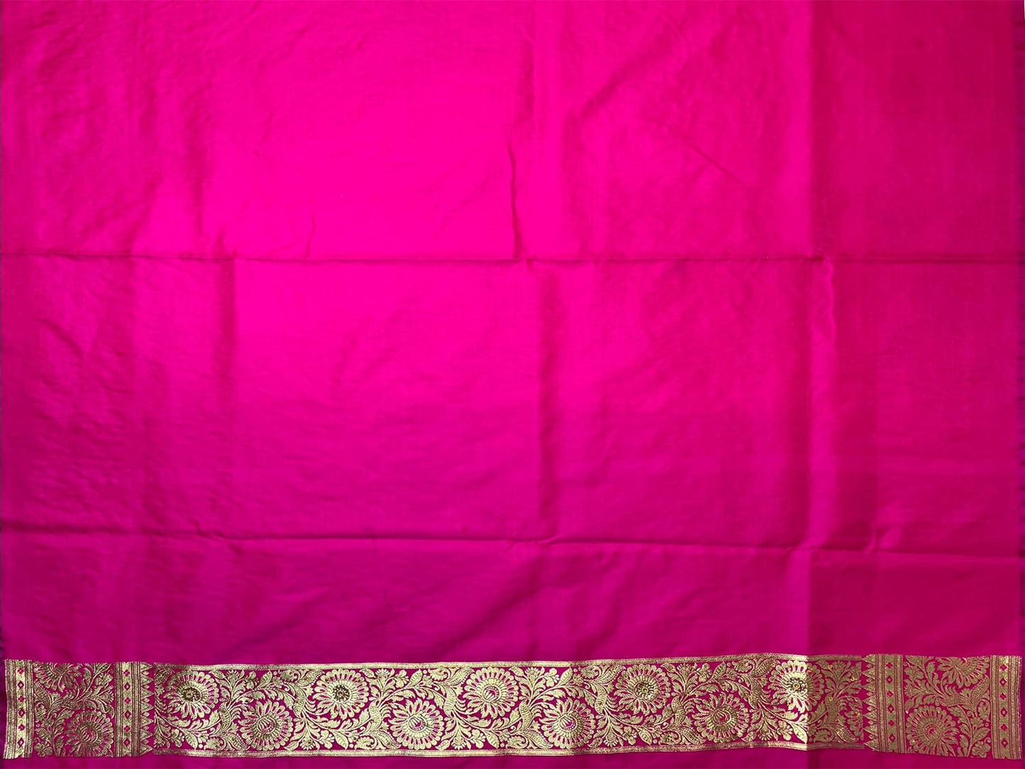 Orange Banaras Katan Silk Saree with Body Butti and Border Design b0362s