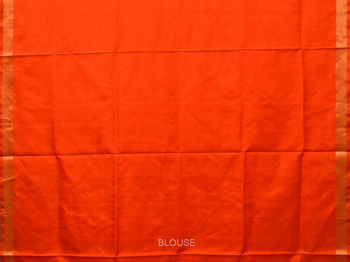 Orange Uppada Silk Handloom Saree with Floral Pallu Design u1990