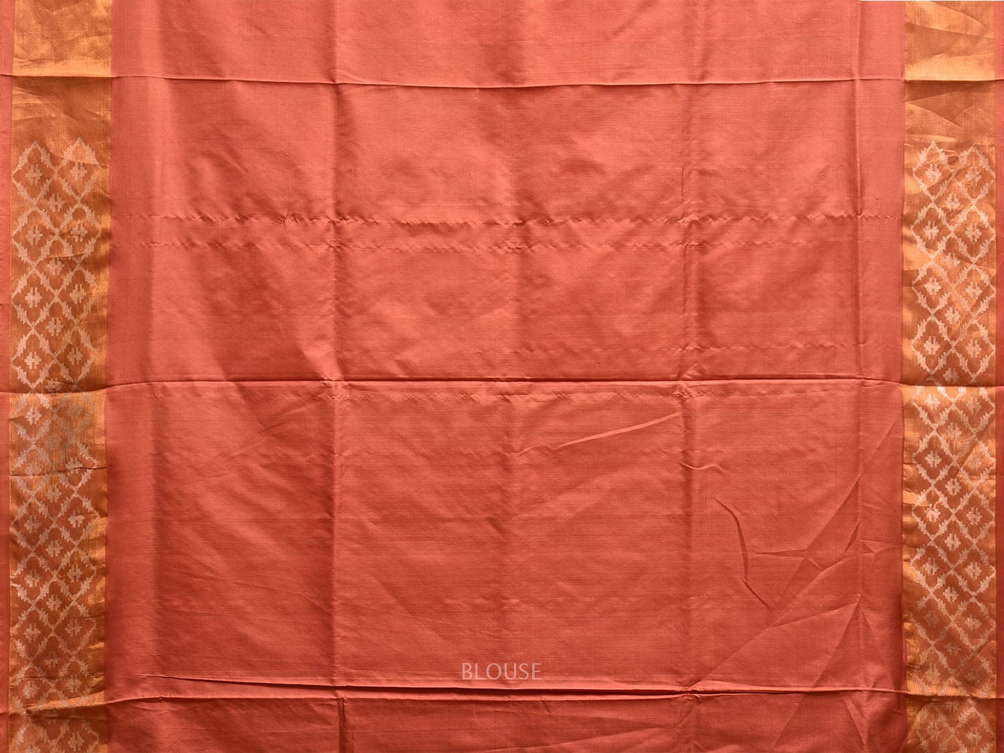 Orange Uppada Silk Handloom Saree with Half Saree Grill and Half Buta Jamdani Design u2334