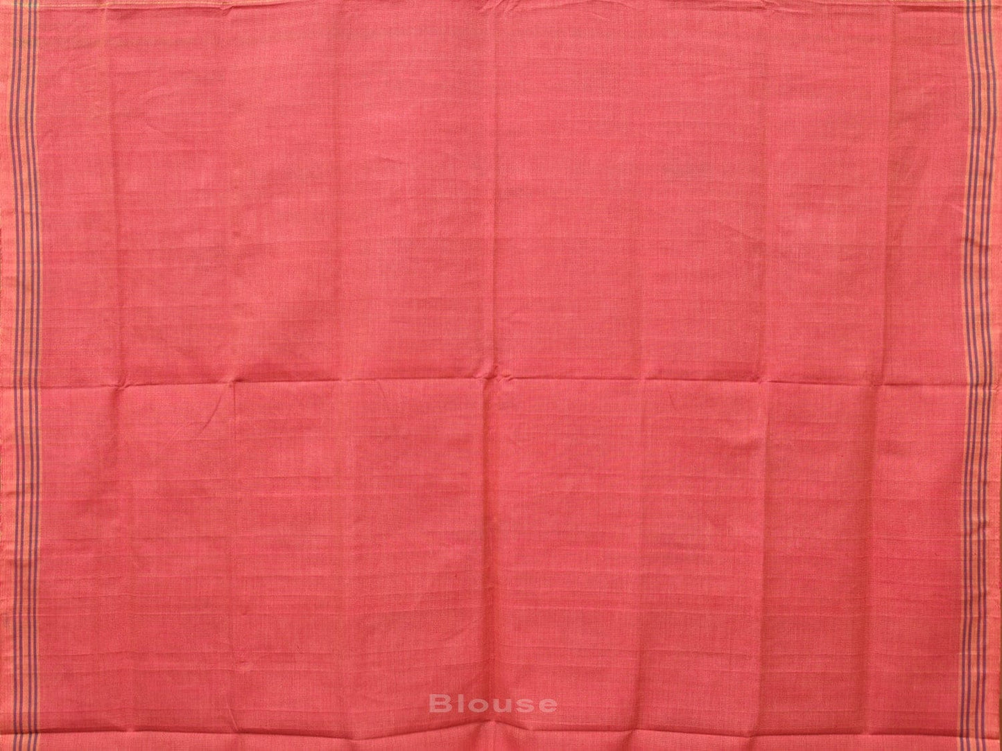 Peach Ikat Cotton Handloom Saree with All Over Design i0778