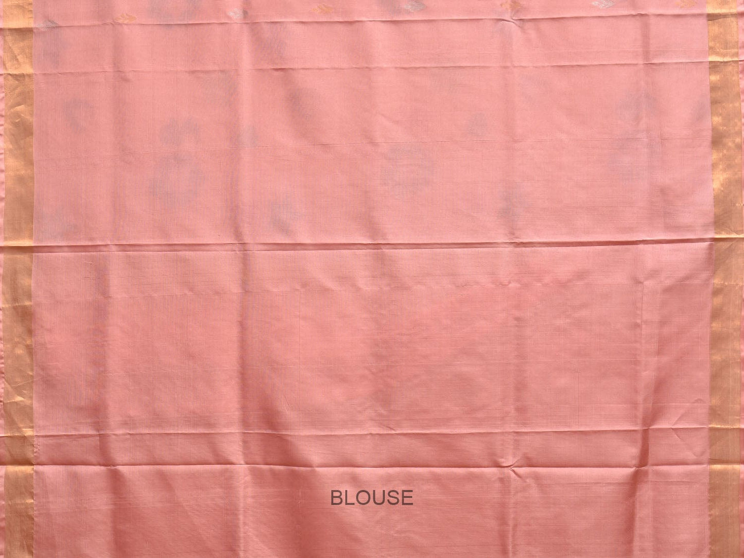 Peach Uppada Silk Handloom Saree with Floral Pallu Design u2213