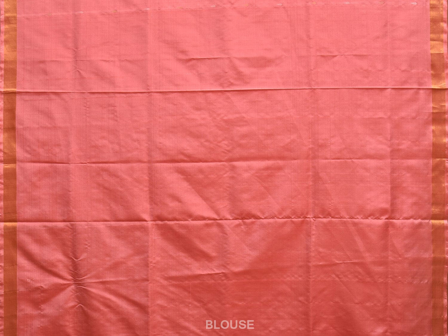 Peach Uppada Silk Handloom Saree with Karpur Pallu Design u2225