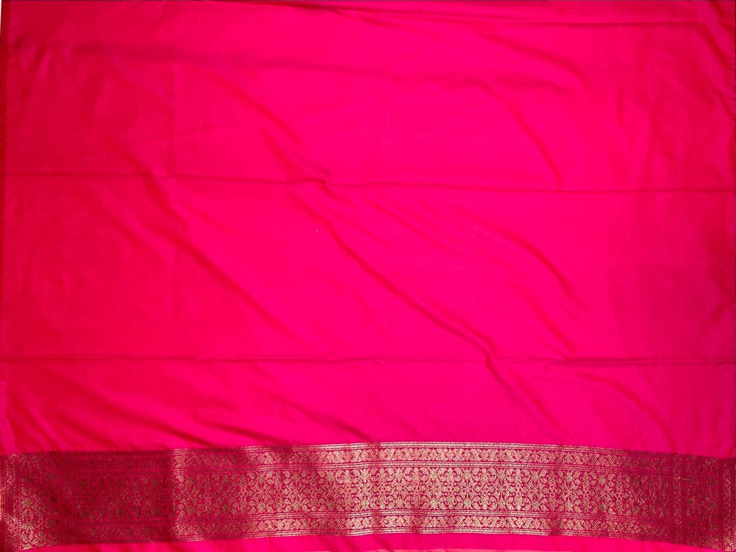 Pink Antique Zari Banaras Katan Intricate Allover Brocade Saree with Border and Pallu Design b0311ds