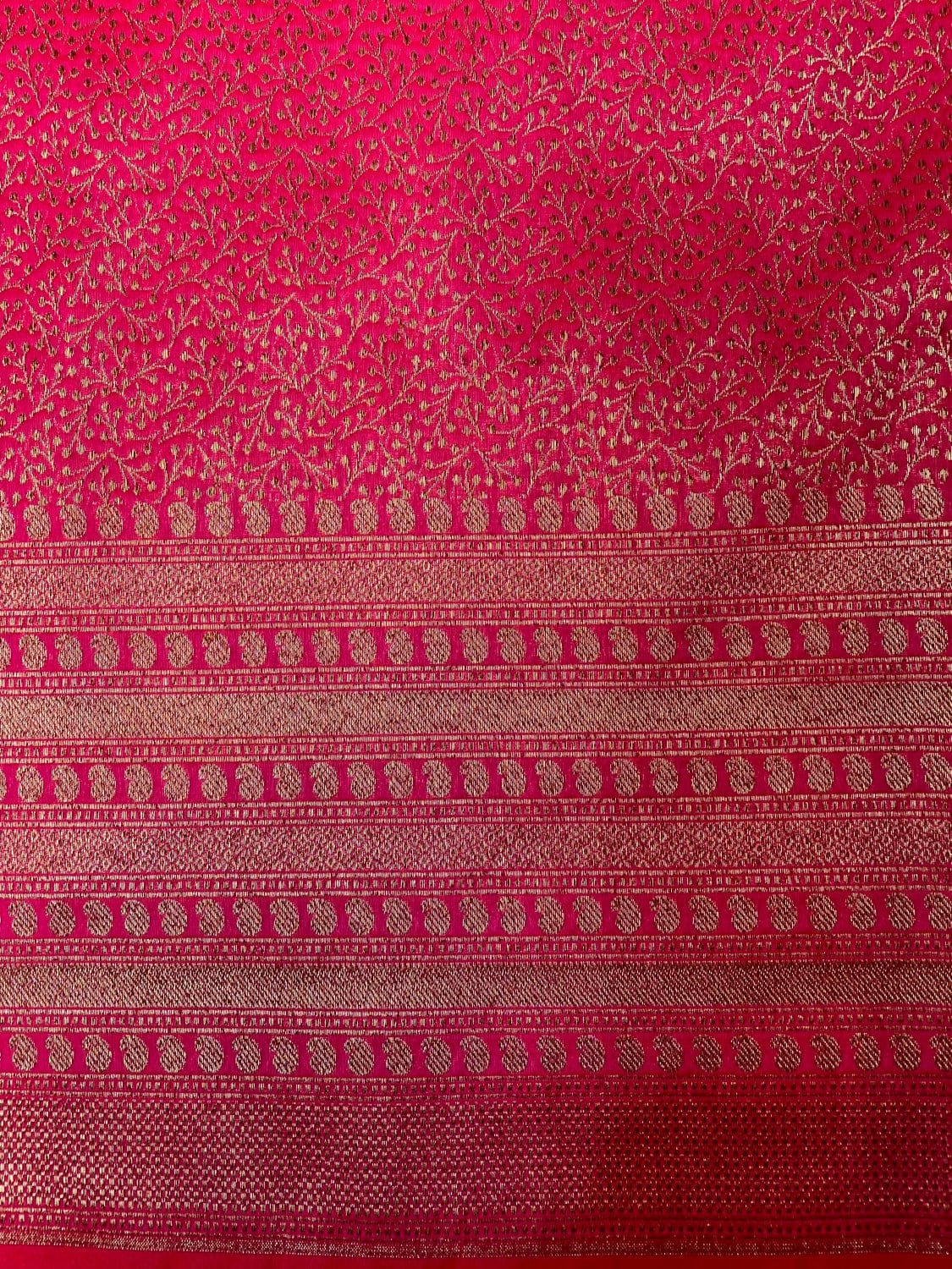 Pink Antique Zari Banaras Katan Intricate Allover Brocade Saree with Border and Pallu Design b0322ds