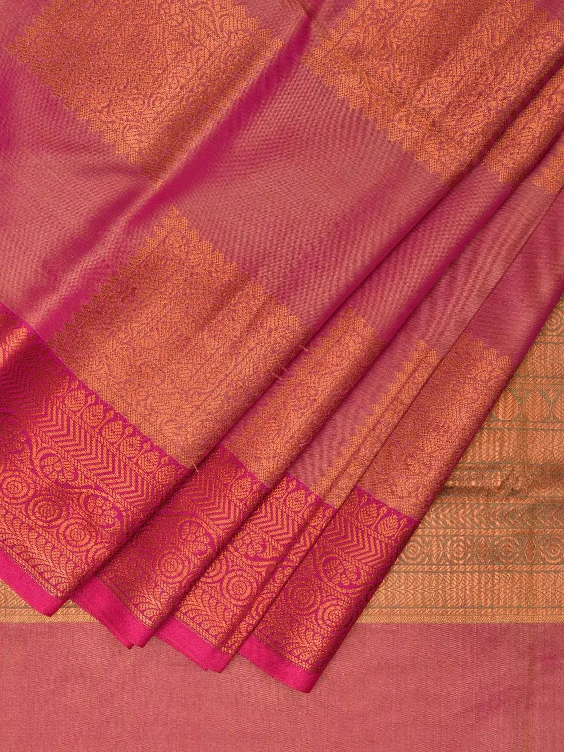 Pink Banaras Katan Silk Saree with Border and Body Butta Design b0048ds
