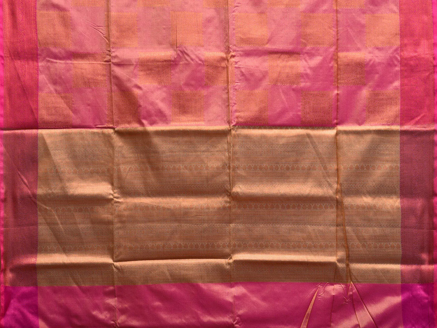 Pink Banaras Katan Silk Saree with Border and Body Butta Design b0048ds